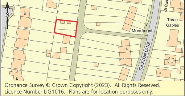 Lot: 27 - LAND WITH PLANNING CONSENT FOR DETACHED BUNGALOW -
